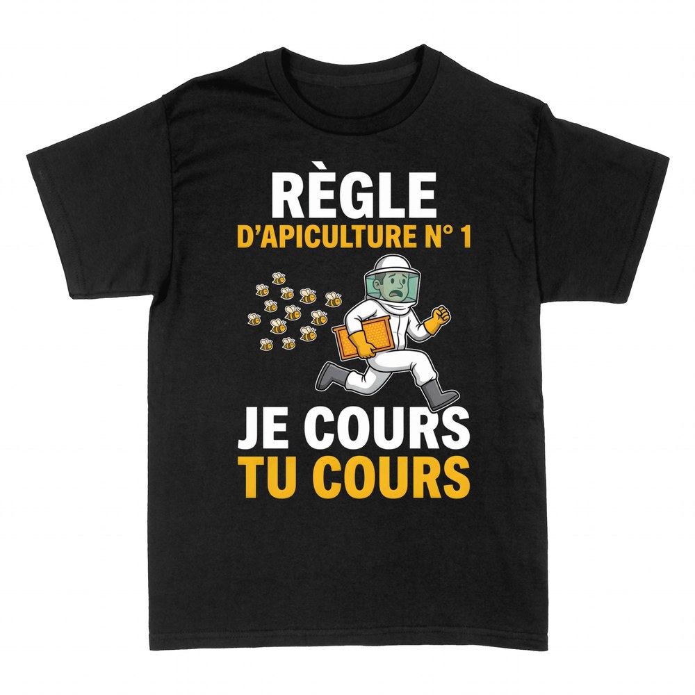 T-shirts: R&egrave;gle d'apiculture n&deg; 1 je cours tu cours