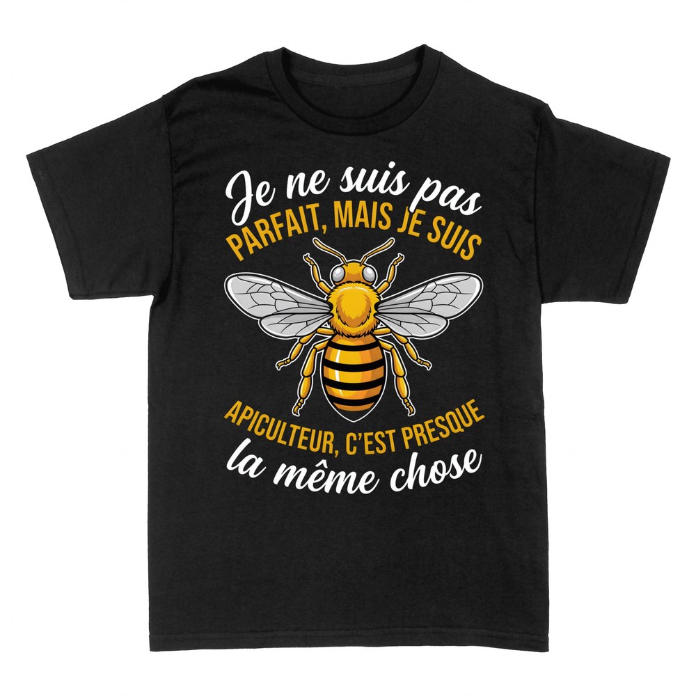 T-shirts: Apiculteur presque parfait, abeille humour