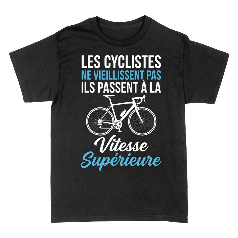 T-shirts: Les cyclistes passent &agrave; la vitesse sup&eacute;rieure