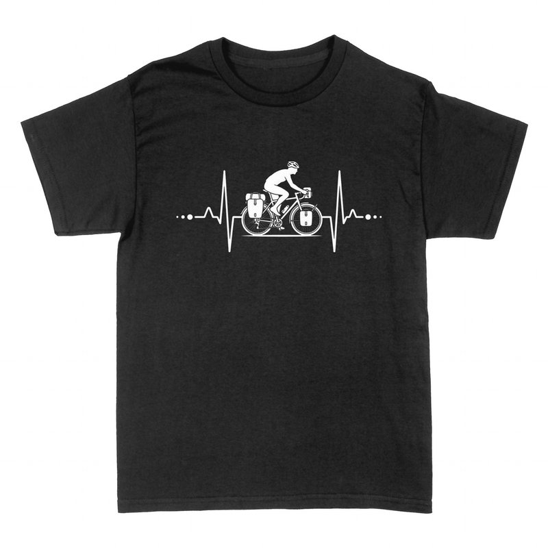 T-shirts: Cyclisme &Eacute;lectrocardiogramme Battement de C&oelig;ur