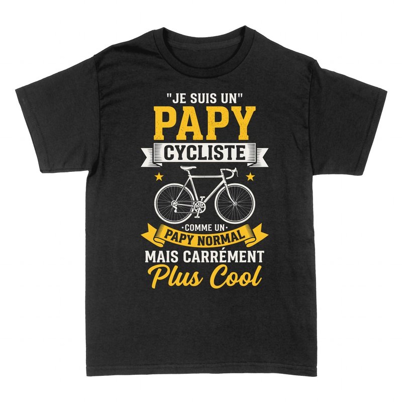 T-shirts: Papy Cycliste Carr&eacute;ment Plus