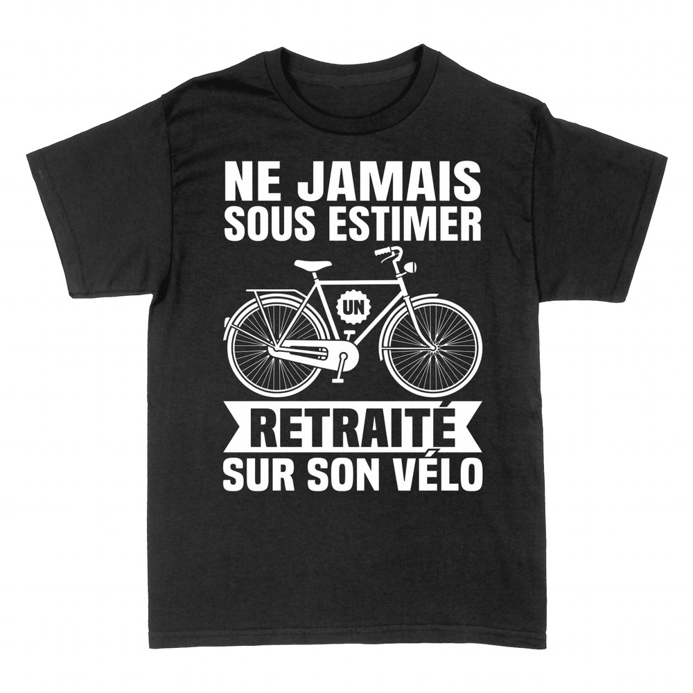 T-shirts: Ne jamais sous-estimer un retrait&eacute; &agrave; v&eacute;lo