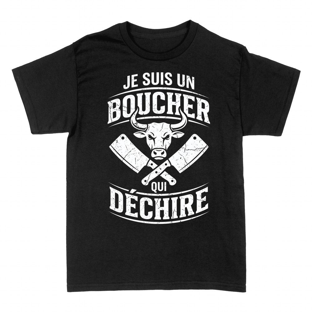T-shirts: Boucher qui d&eacute;chire - toro et couperets