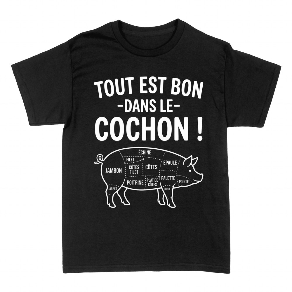 T-shirts: Tout est bon dans le cochon