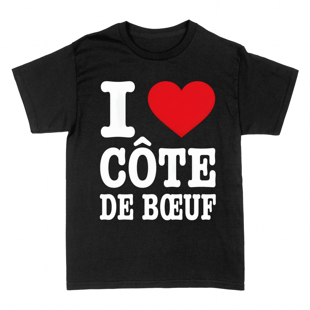 T-shirts: I Love C&ocirc;te de B&oelig;uf - Amateur de Viande