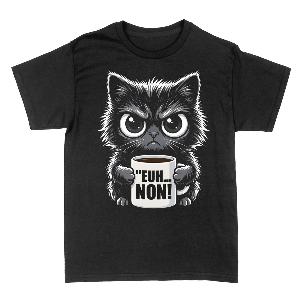 T-shirts: Chat grognon 