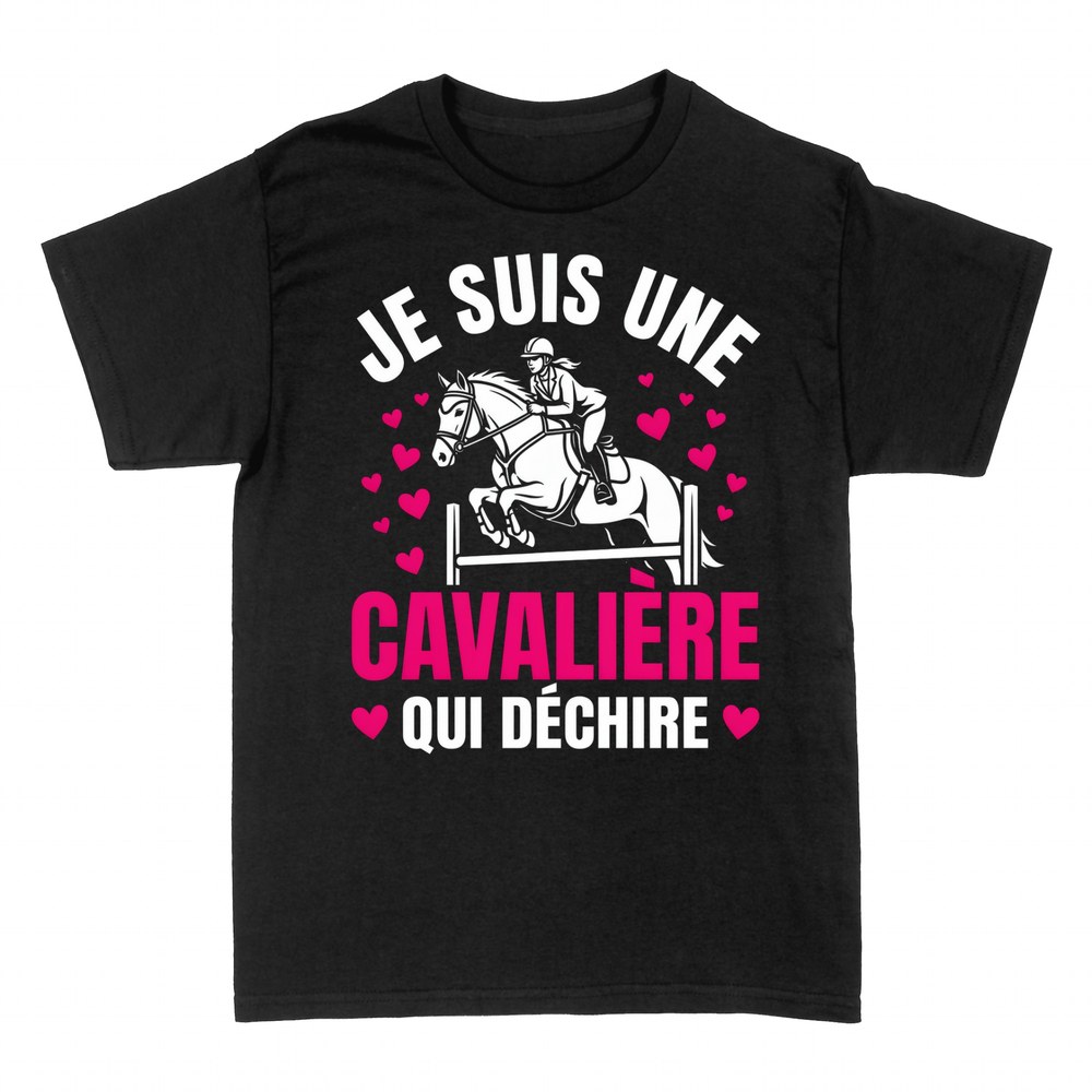 T-shirts: Cavali&egrave;re qui d&eacute;chire