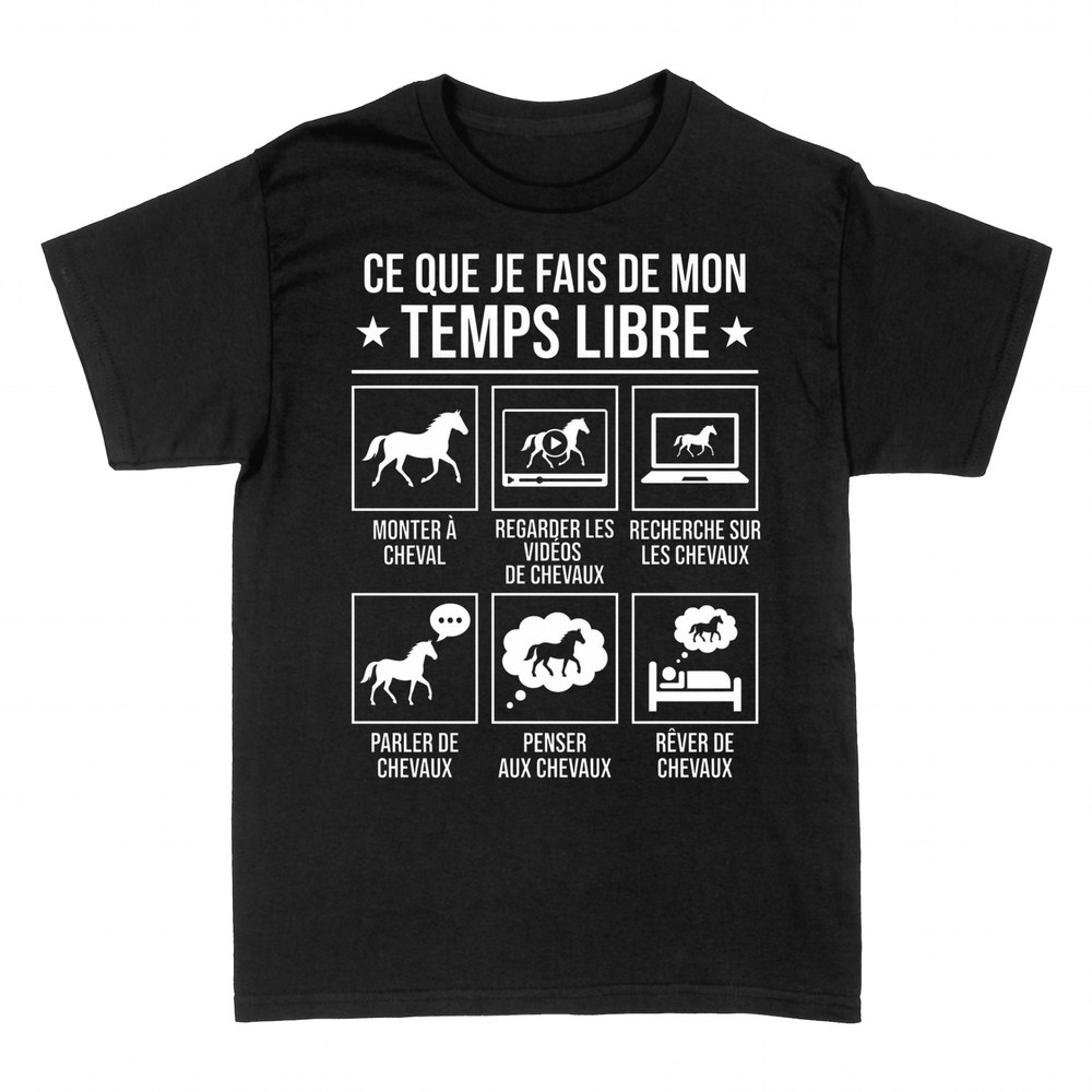 T-shirts: Temps Libre : Tout pour les Chevaux