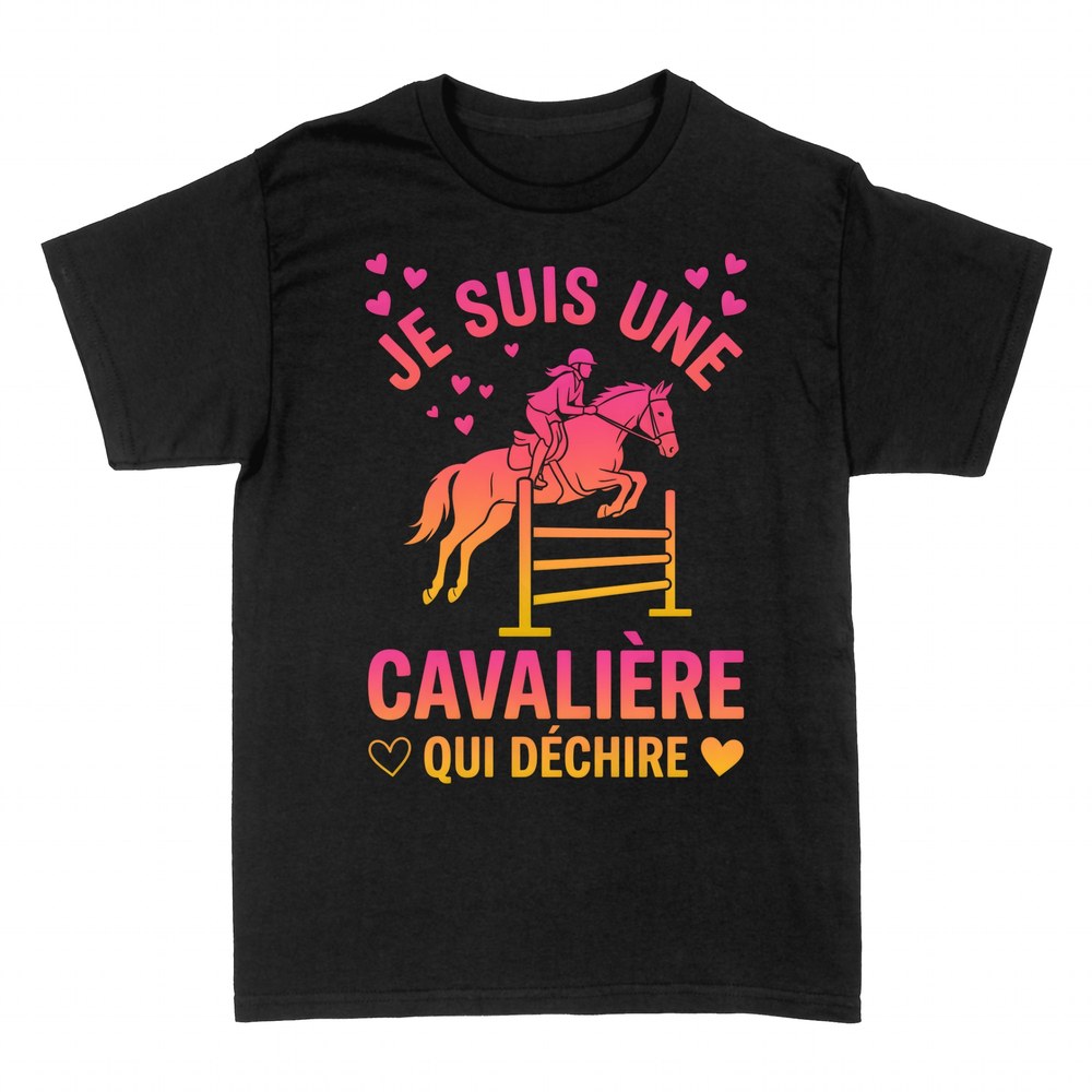 T-shirts: Cavali&egrave;re qui d&eacute;chire