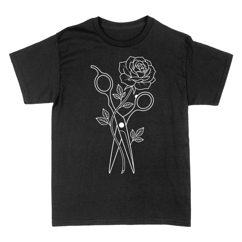 T-shirts: Ciseaux de Coiffure & Rose