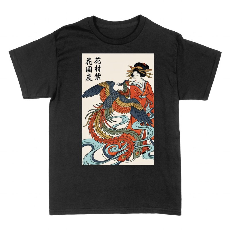 T-shirts: Geisha et Ph&eacute;nix Ukiyo-e