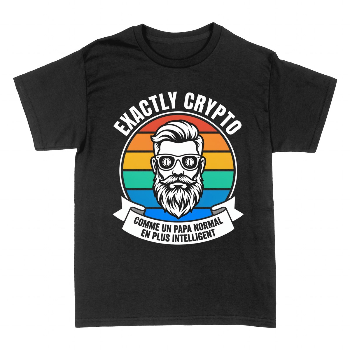 T-shirts: Papa Crypto Plus Intelligent