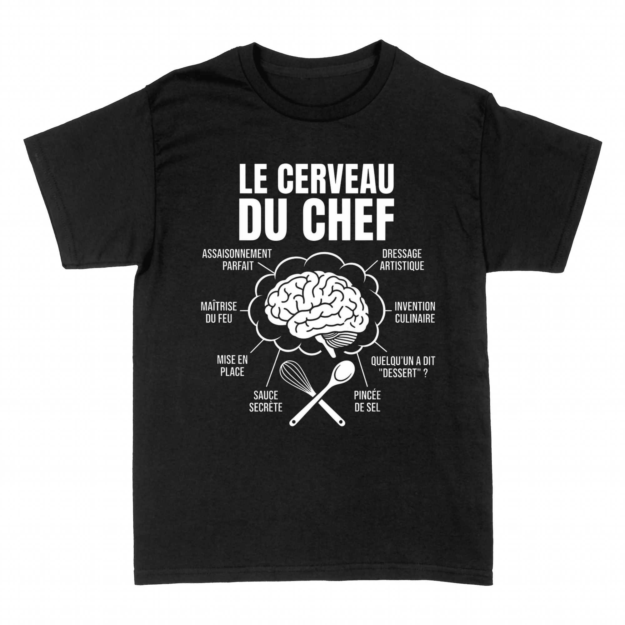 T-shirts: Le Cerveau du Chef Cuisinier