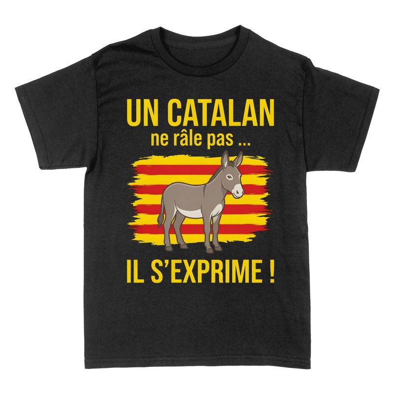 T-shirts: Catalan ne r&acirc;le pas, il s'exprime