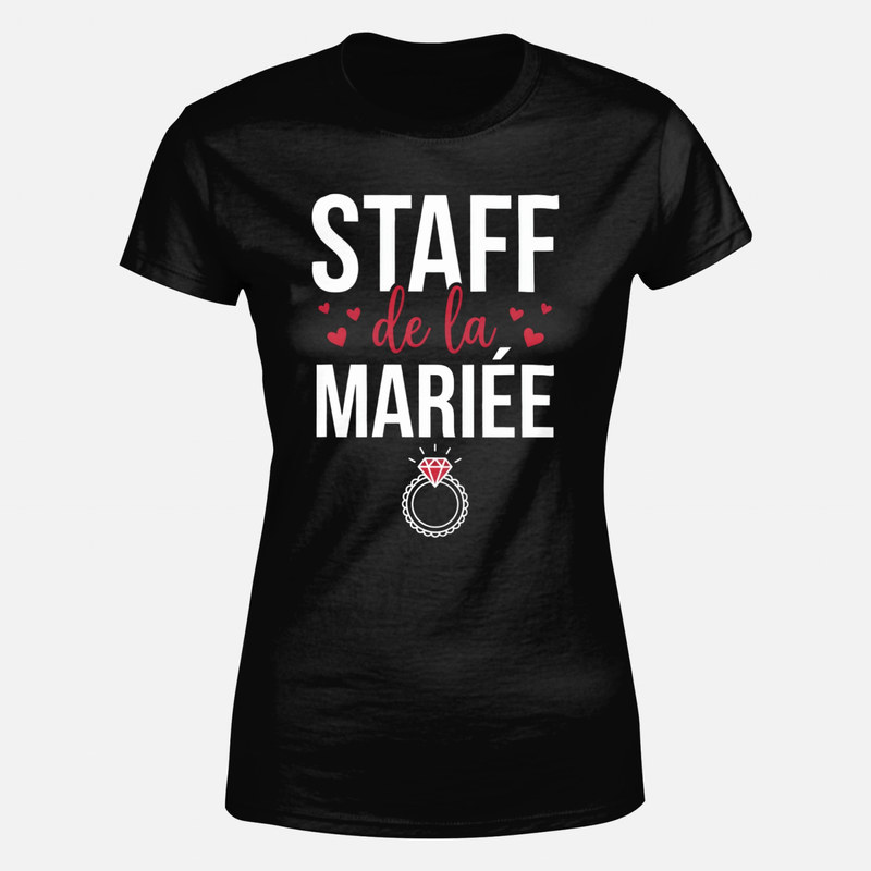 T-shirts: Staff de la Mari&eacute;e - EVJF