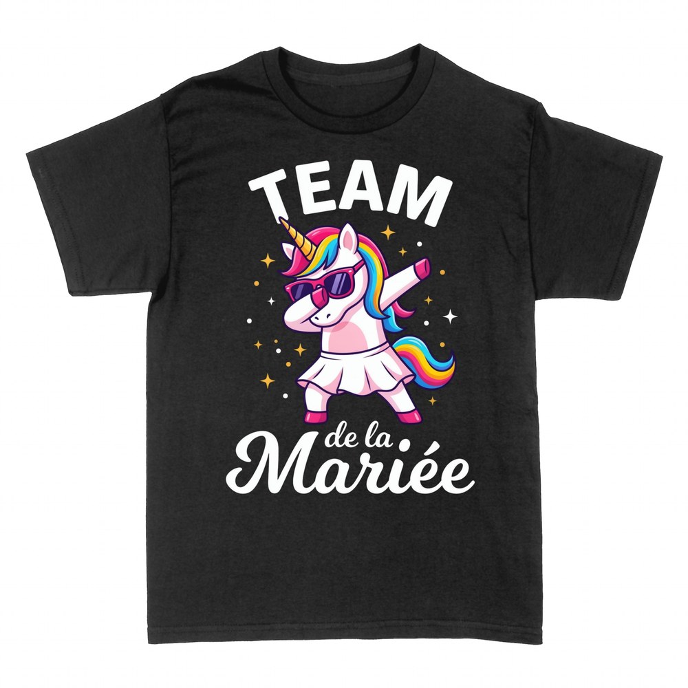 T-shirts: Team de la Mari&eacute;e Licorne Dab