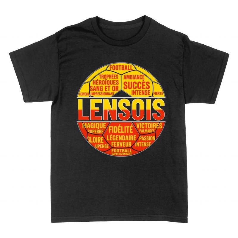 T-shirts: Lensois Sang et Or - Ballon Word Art