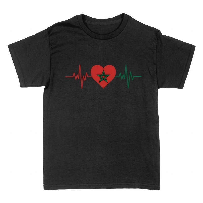T-shirts: Battement Coeur Maroc Football