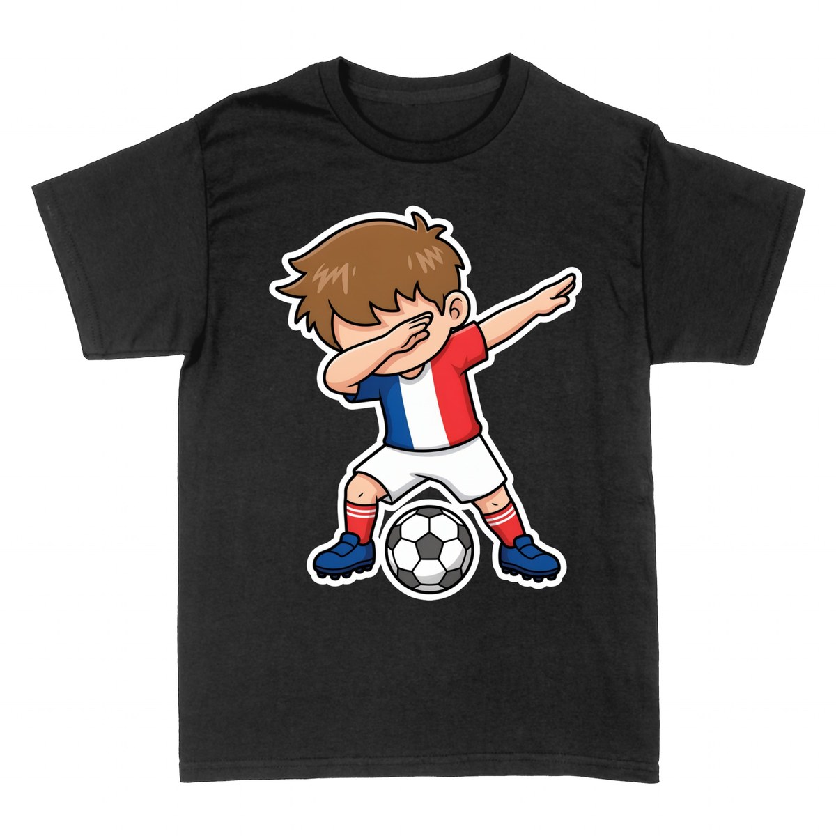 T-shirts: Enfant football France dab c&eacute;l&eacute;bration