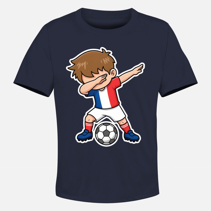 T-shirts: Enfant football France dab c&eacute;l&eacute;bration
