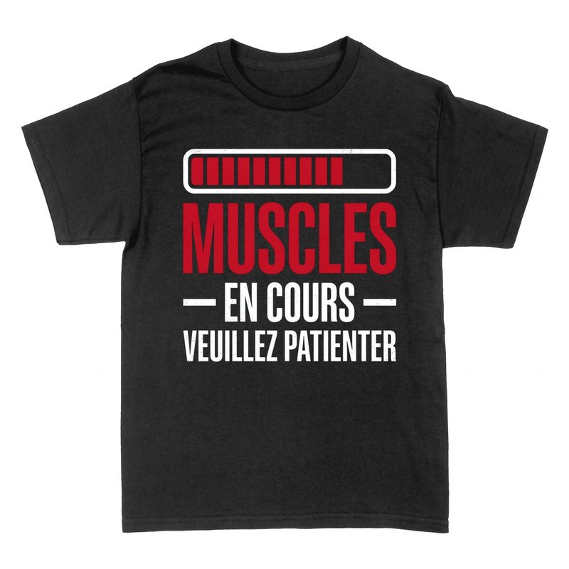 T-shirts: Muscles En Cours - Veuillez Patienter