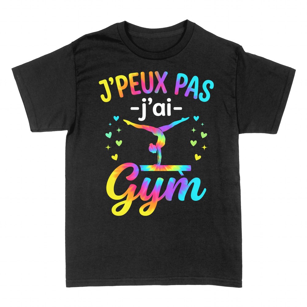 T-shirts: J'peux pas j'ai gym - Gymnaste Arc-en-ciel