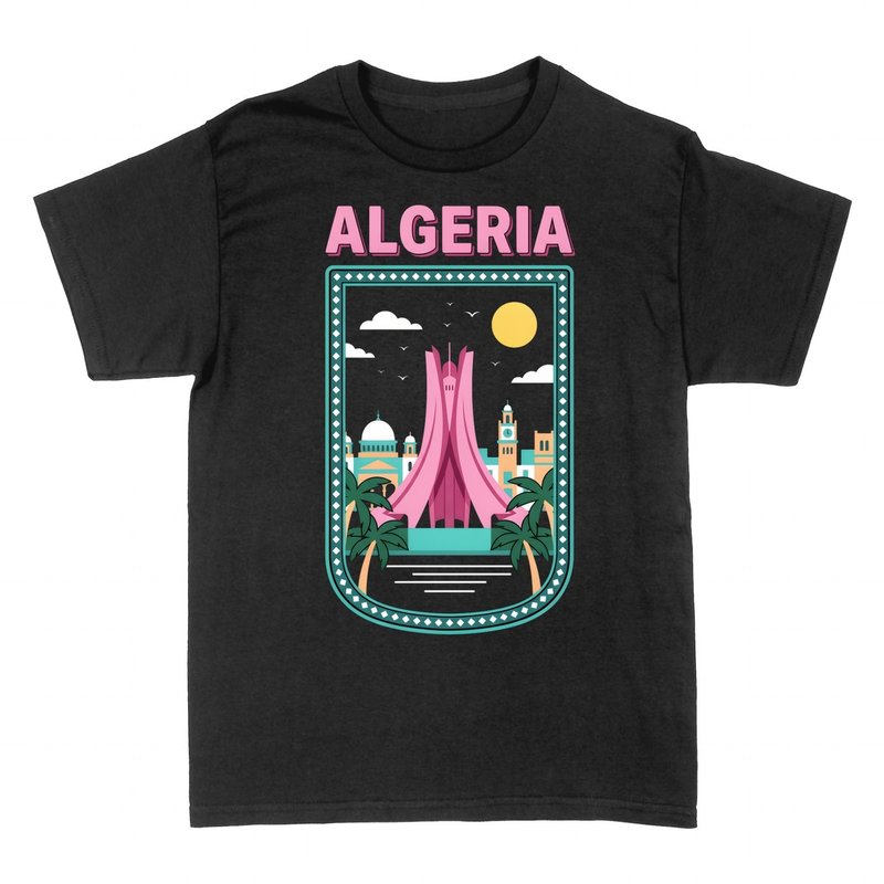 T-shirts: Badge Voyage Alg&eacute;rie