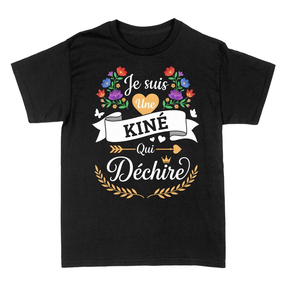 T-shirts: Kin&eacute; Qui D&eacute;chire - Fleurs &amp; Couronnes