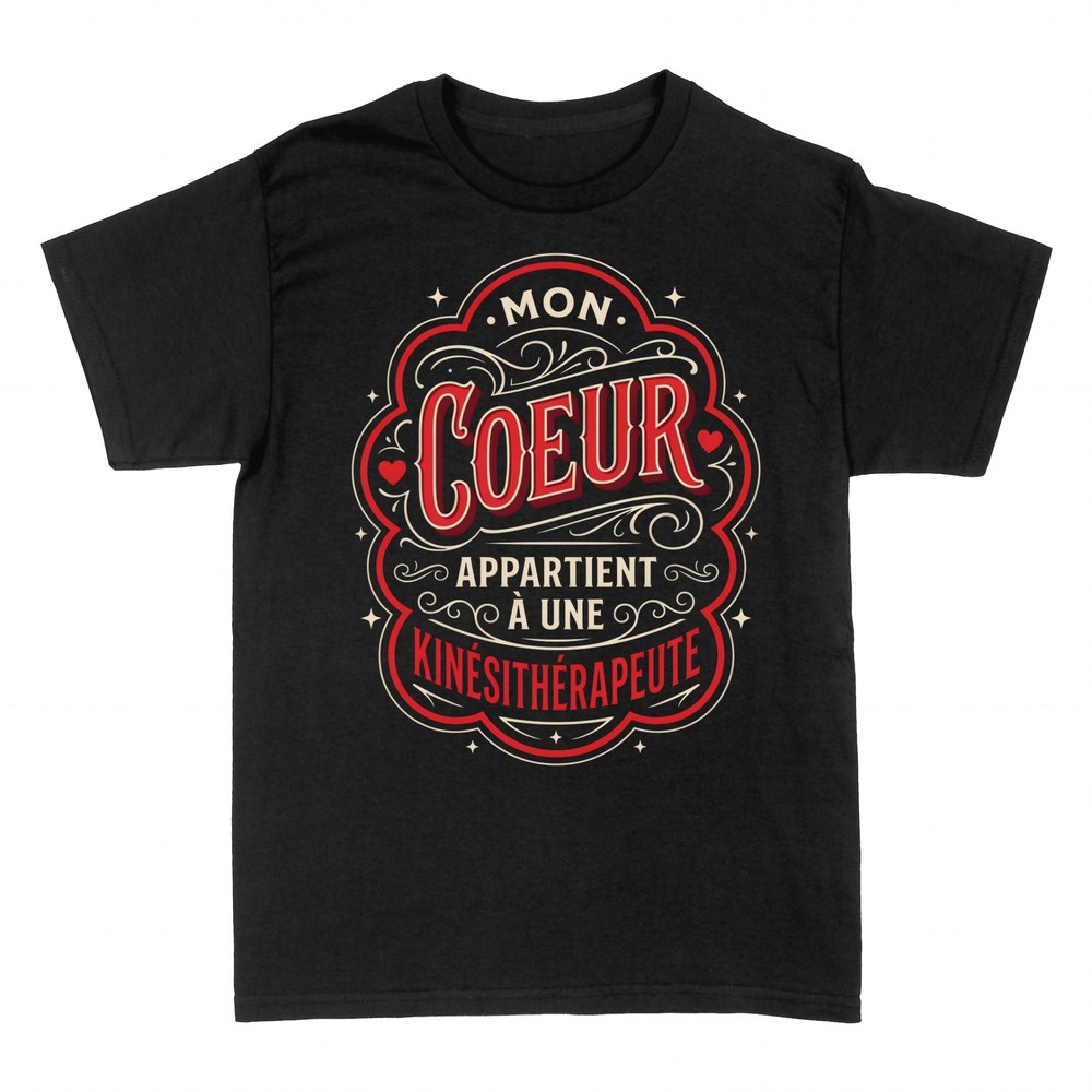 T-shirts: Mon C&oelig;ur Appartient &agrave; une Kin&eacute;