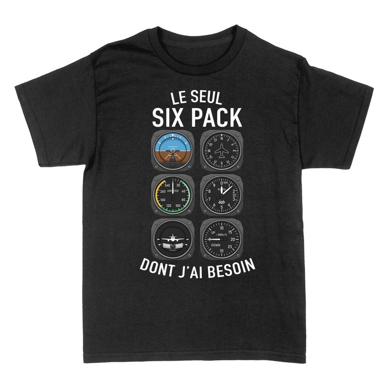 T-shirts: Le Seul Six Pack Dont J'ai Besoin