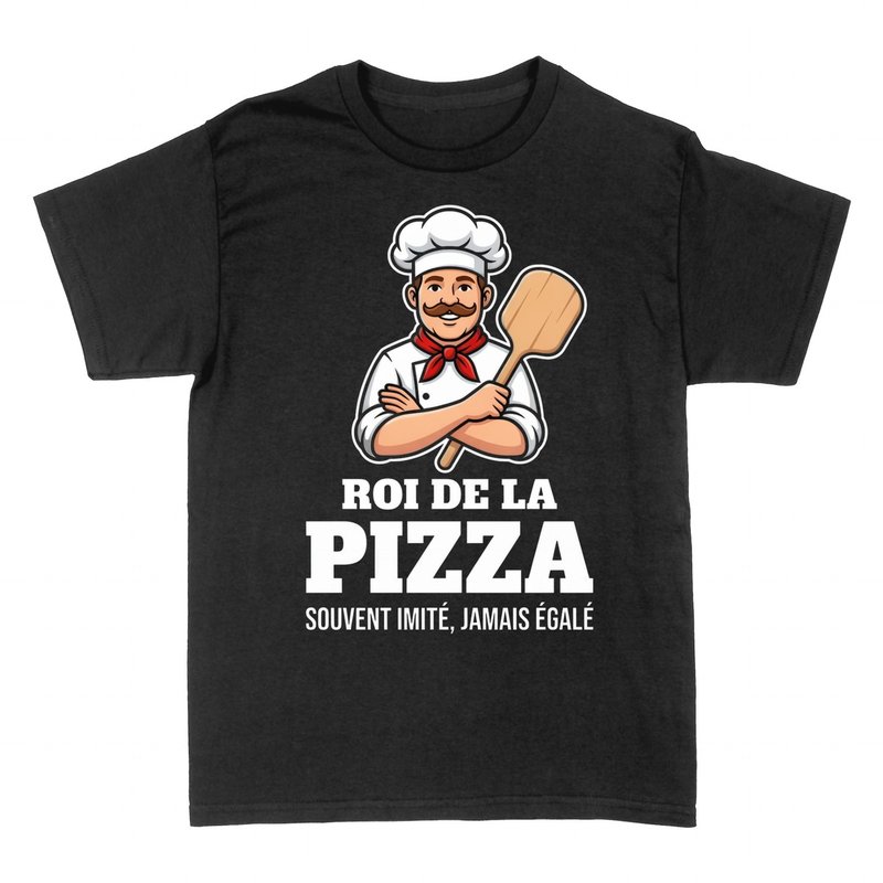 T-shirts: Roi de la Pizza - Souvent Imit&eacute;
