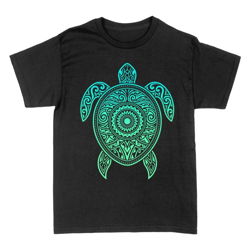 T-shirts: Tortue de Mer Tribal Mandala