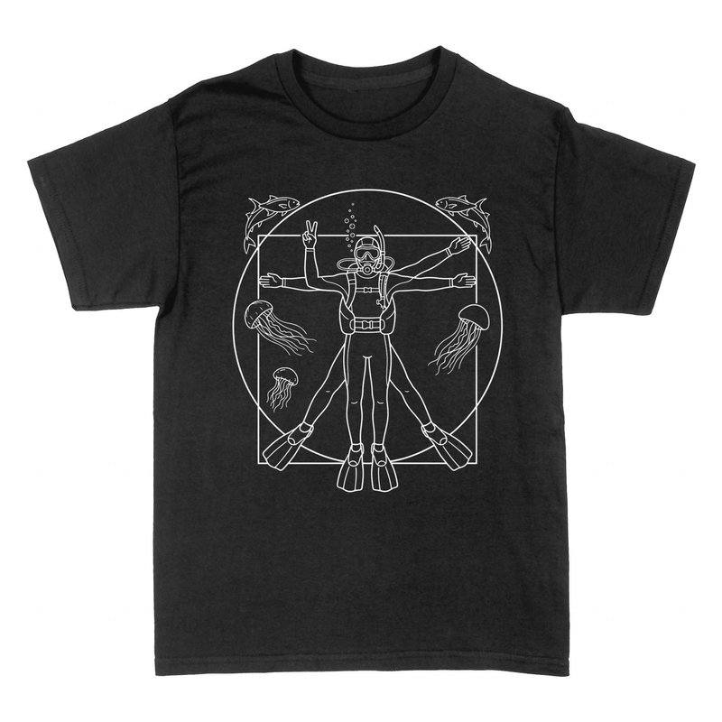 T-shirts: Plongeur de Vitruve