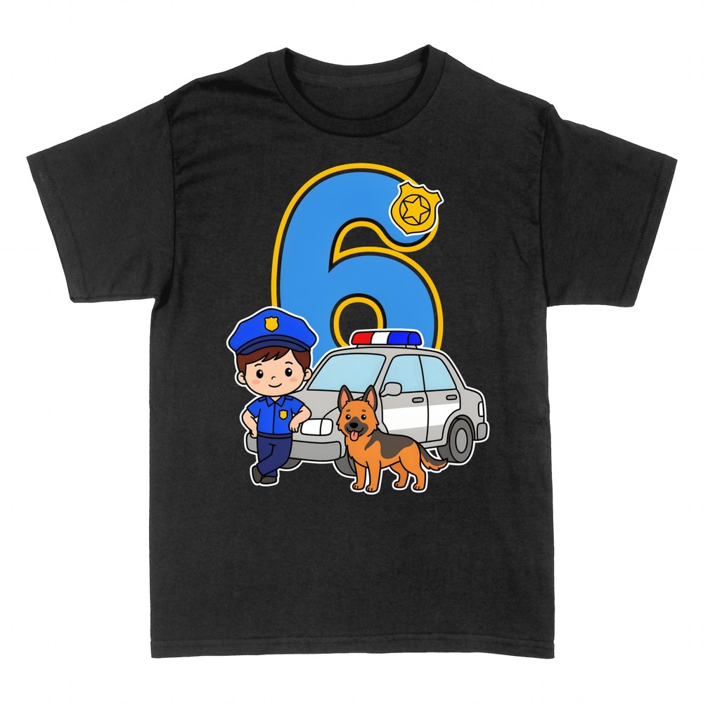 T-shirts: 6 Ans Anniversaire Policier K9