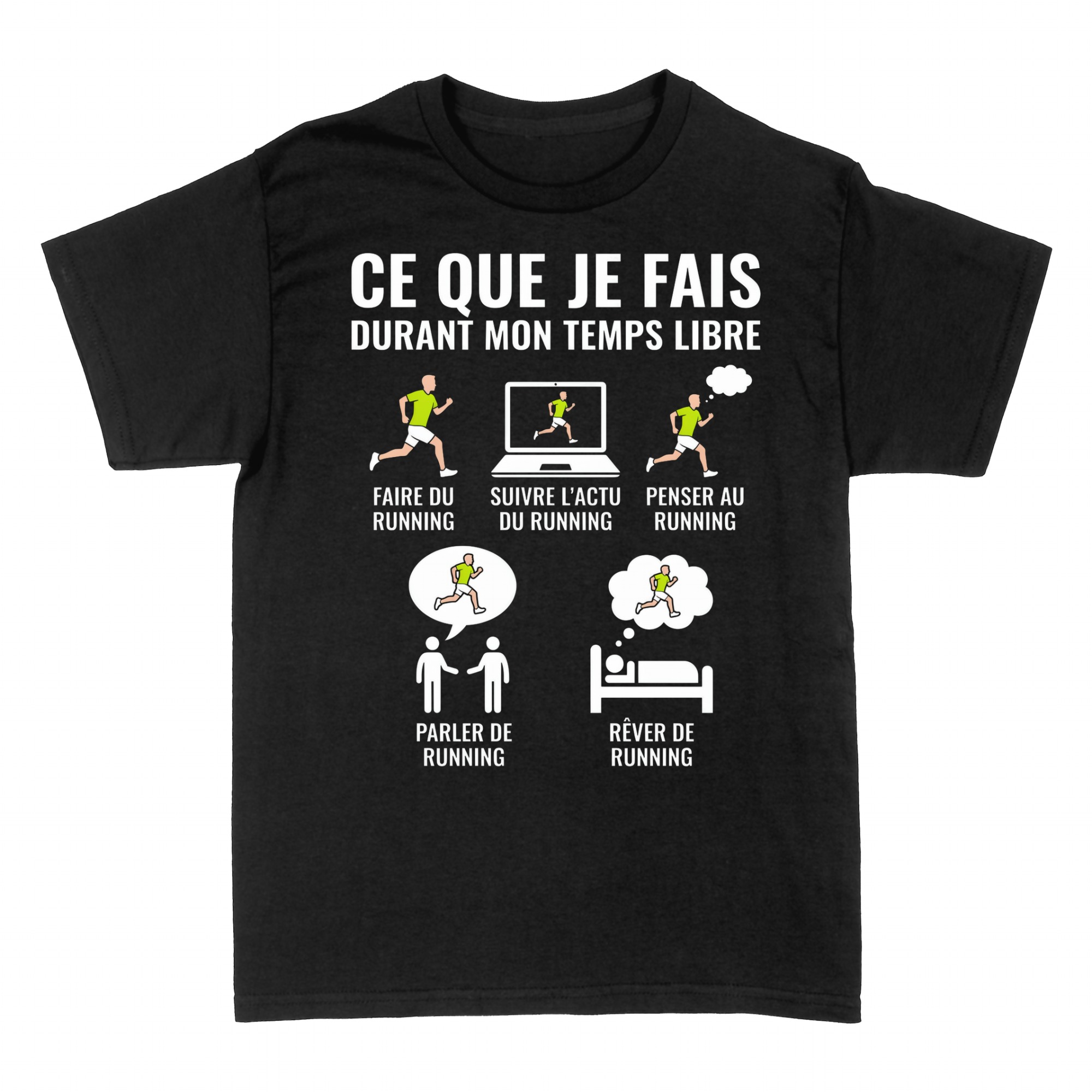 T-shirts: Vie de Runner - Temps Libre