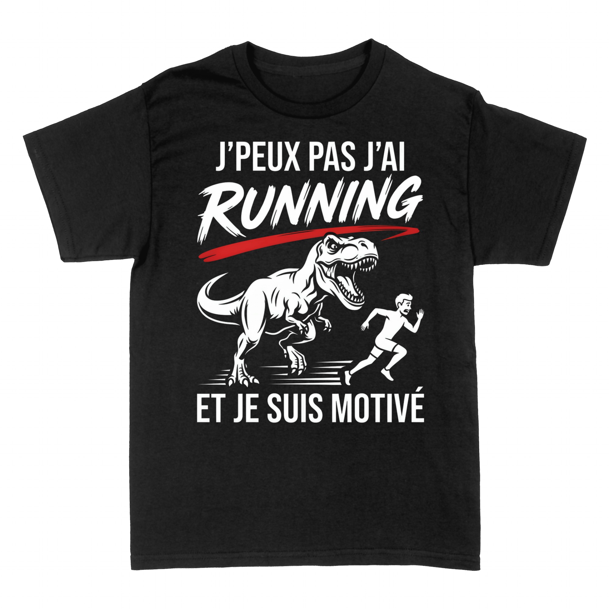 T-shirts: J'peux pas j'ai Running - T-Rex