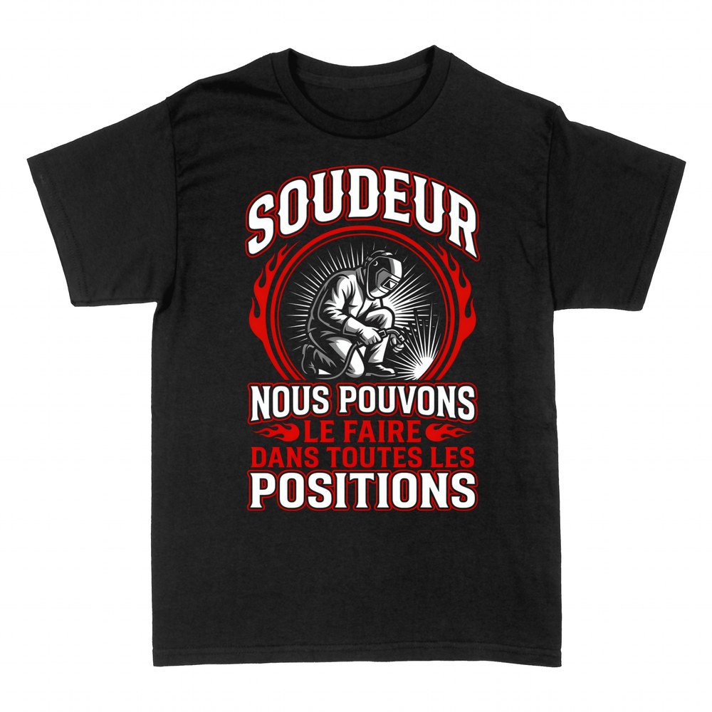 T-shirts: Soudeur toutes les positions