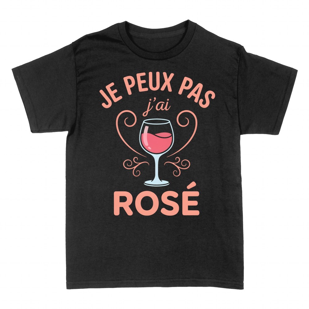 T-shirts: Je peux pas j'ai ros&eacute;