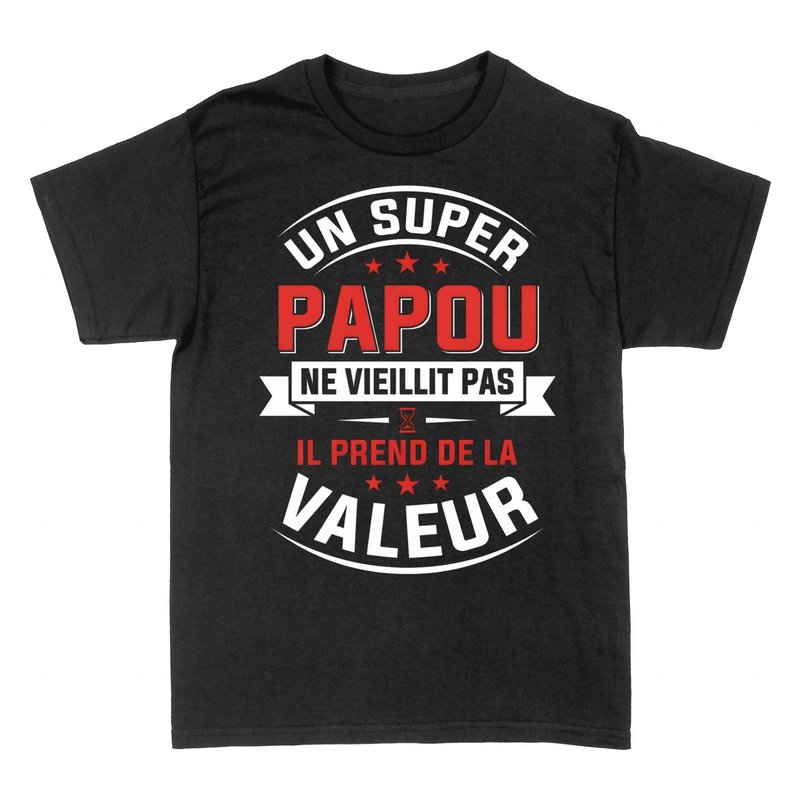 T-shirts: Super Papou prend de la valeur