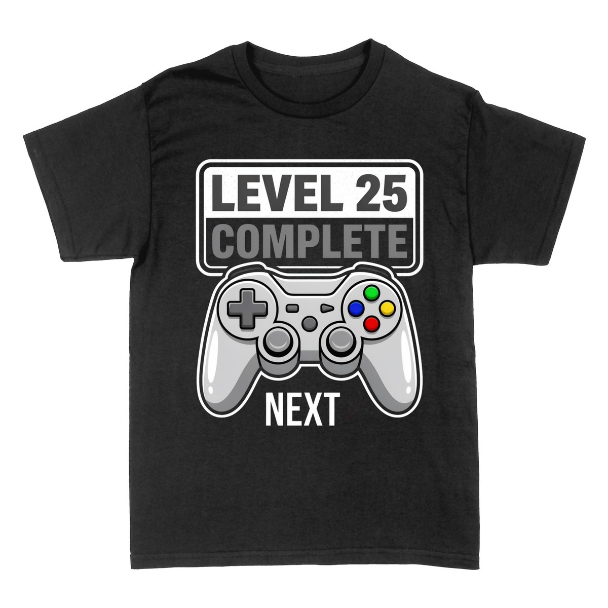 T-shirts: Level 25 Complete - 25 Ans Gamer