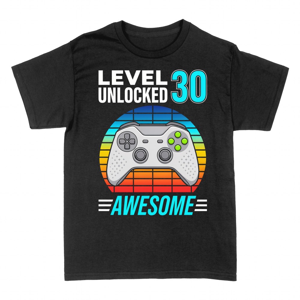 T-shirts: Level Unlocked 30 - Anniversaire Gamer