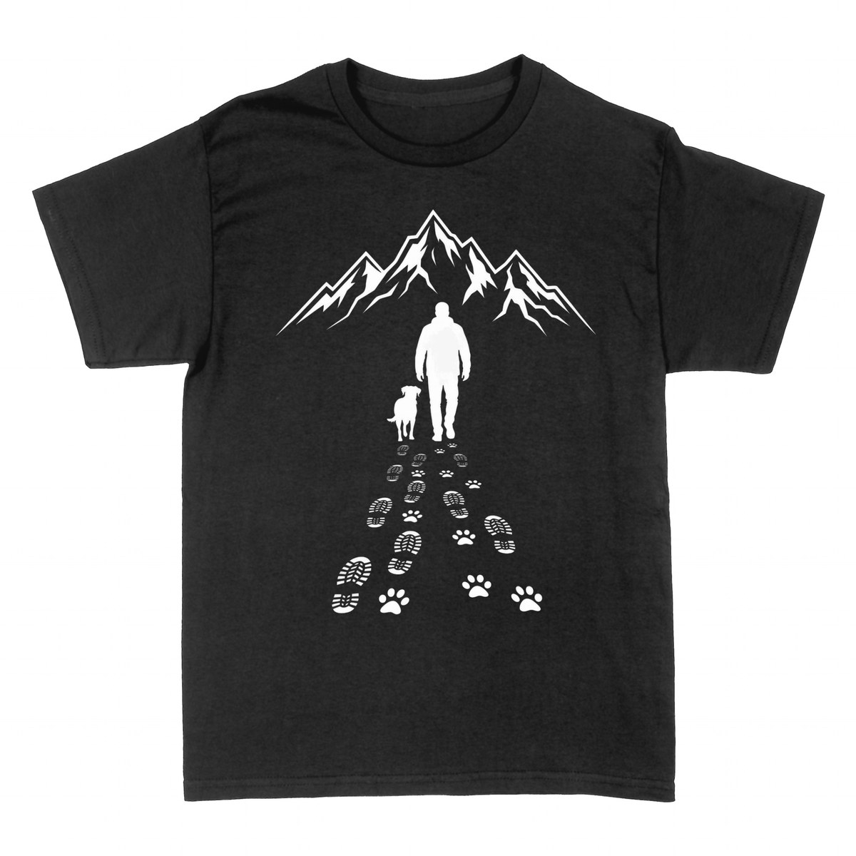 T-shirts: Aventure en Montagne Chien et Ma&icirc;tre