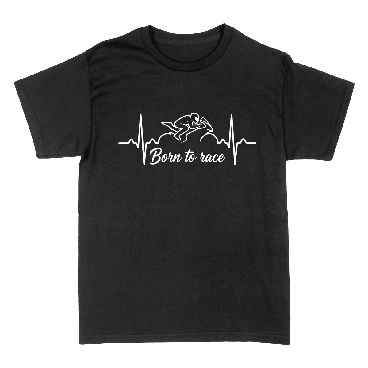 T-shirts: Born to Race - Battement de Moto