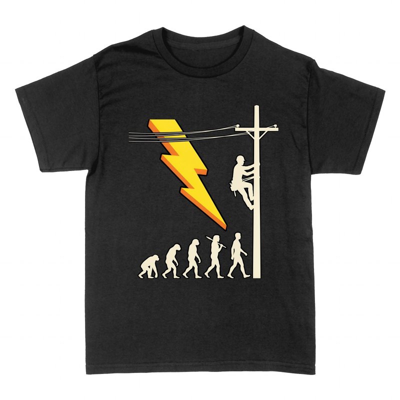 T-shirts: L'&Eacute;volution de l'&Eacute;lectricien