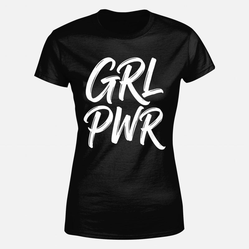 T-shirts: GRL PWR - Pouvoir des Femmes