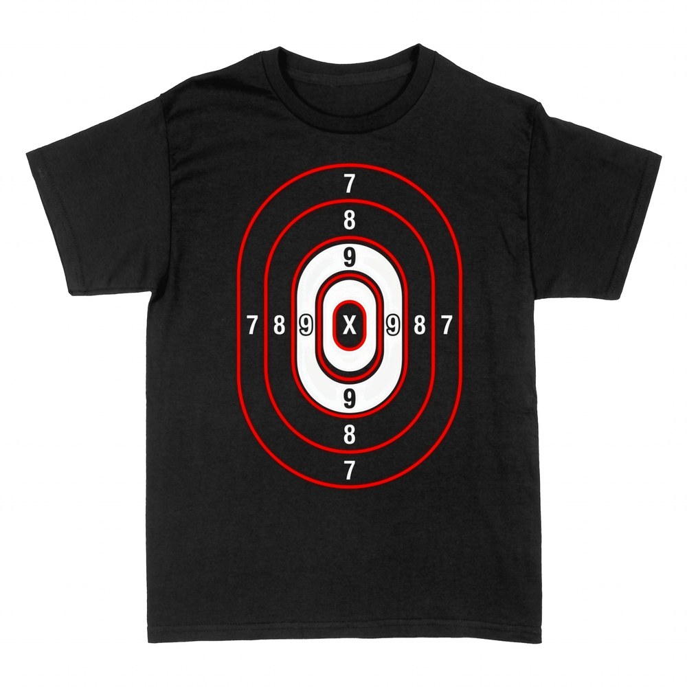 T-shirts: Cible de fl&eacute;chettes avec zones de score
