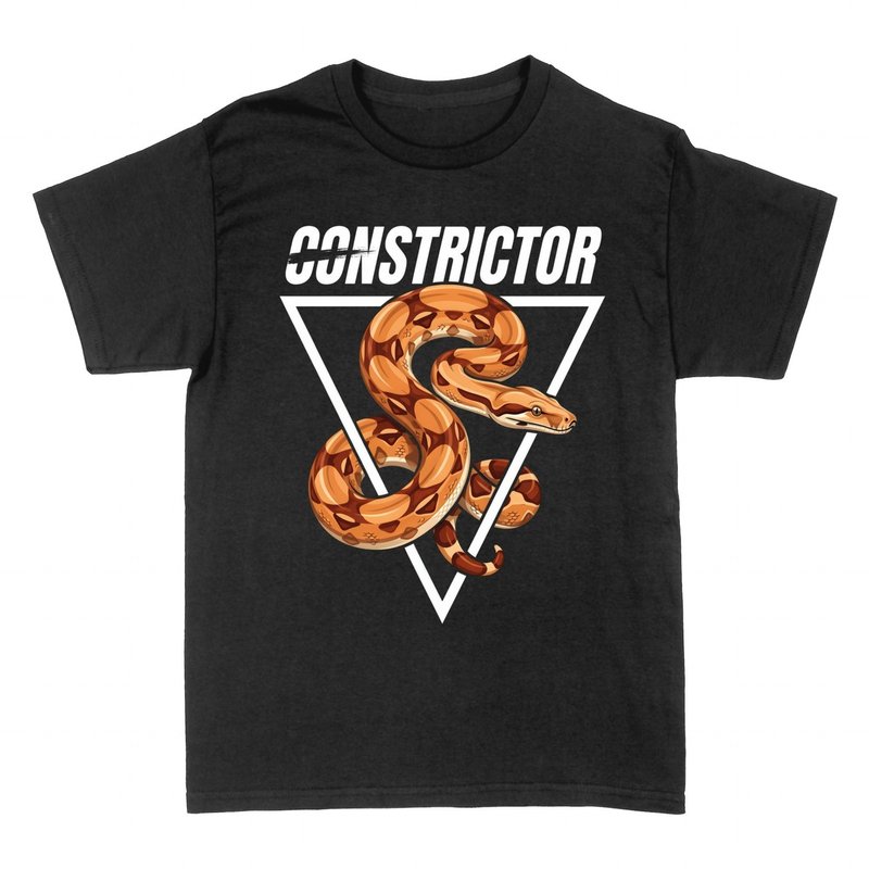 T-shirts: Boa Constrictor G&eacute;om&eacute;trique