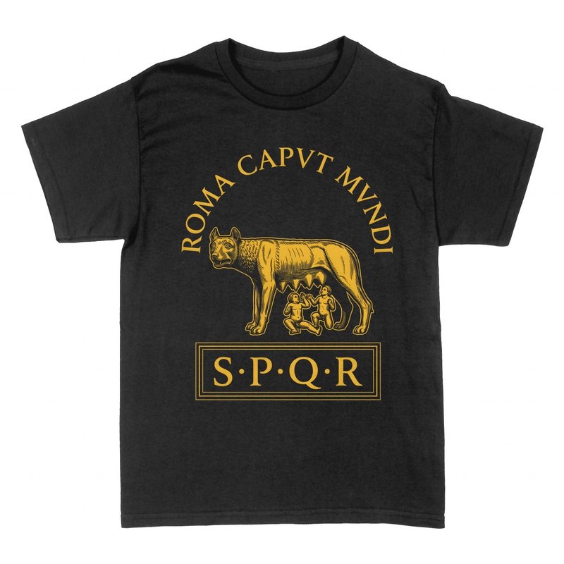 T-shirts: Roma Caput Mundi &mdash; SPQR