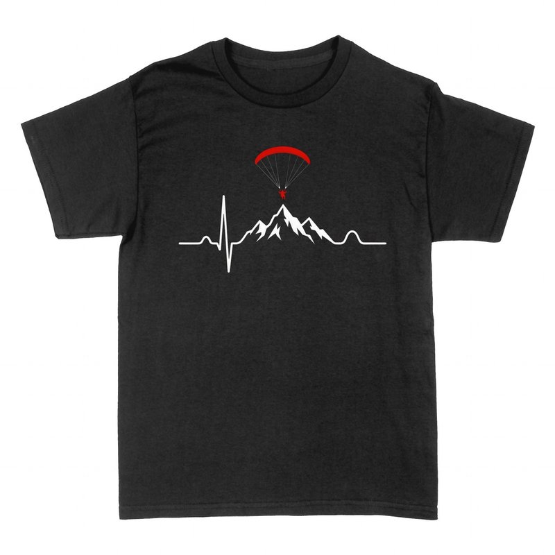 T-shirts: Battement de C&oelig;ur Montagne Parapente