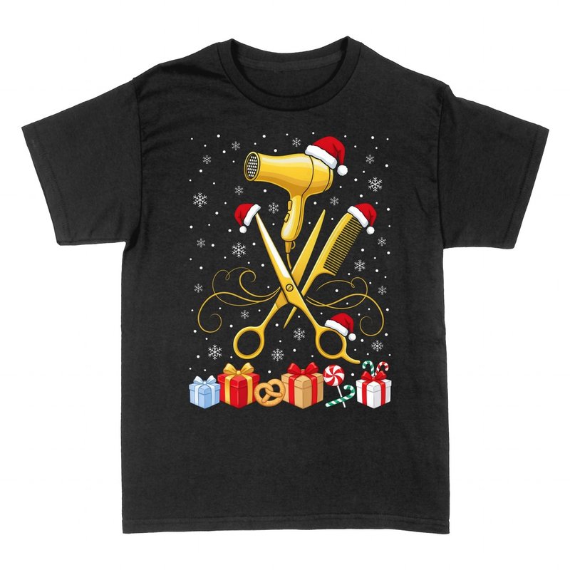 T-shirts: Coiffeuse de No&euml;l